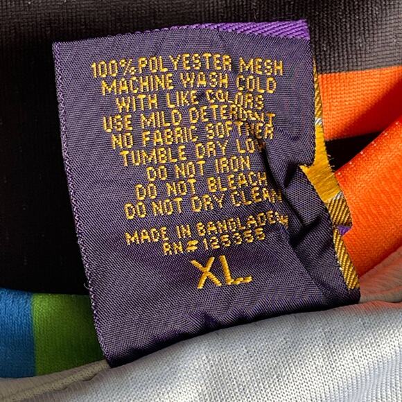 LA Lakers NBA Limited Edition Pride Night LGBTQIA Rainbow Jersey Size Large - Picture 5 of 5